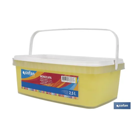 Comprar PINTURA PLÁSTICA MONOCAPA Amarillo  Cofan | almacendeferreteriacor.es