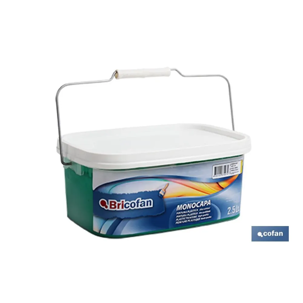 Comprar PINTURA PLÁSTICA MONOCAPA Verde Viv Cofan | almacendeferreteriacor.es