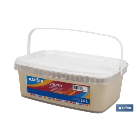 Comprar PINTURA PLÁSTICA MONOCAPA Beige (2, Cofan | almacendeferreteriacor.es
