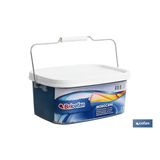 Comprar PINTURA PLÁSTICA MONOCAPA Azul Agua Cofan | almacendeferreteriacor.es