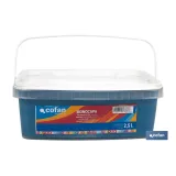 Comprar PINTURA PLÁSTICA MONOCAPA Azul Agua Cofan | almacendeferreteriacor.es