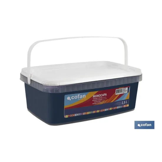 Comprar PINTURA PLÁSTICA MONOCAPA Azul Noch Cofan | almacendeferreteriacor.es