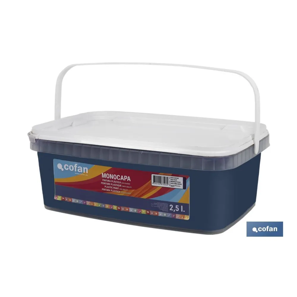 Comprar PINTURA PLÁSTICA MONOCAPA Azul Noch Cofan | almacendeferreteriacor.es