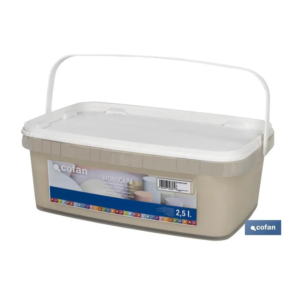 Comprar PINTURA PLÁSTICA MONOCAPA PIEDRA SU Cofan | almacendeferreteriacor.es