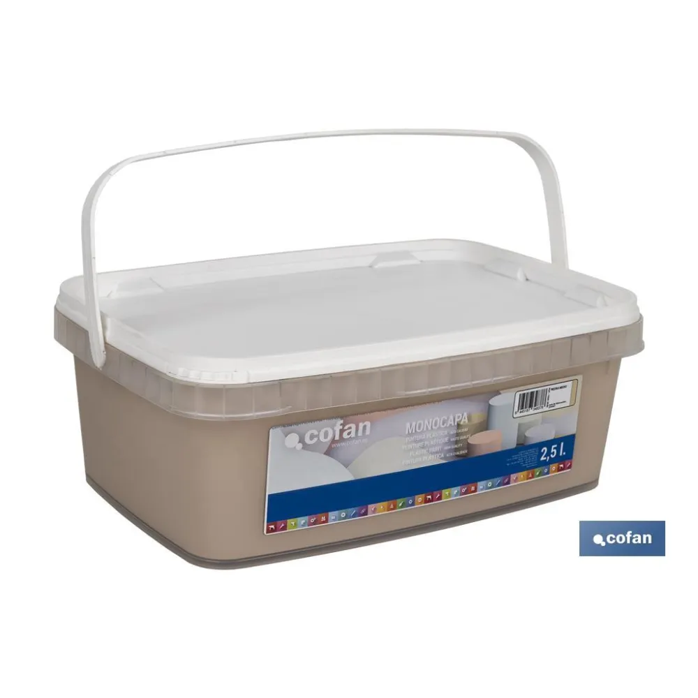 Comprar PINTURA PLÁSTICA MONOCAPA PIEDRA ME Cofan | almacendeferreteriacor.es