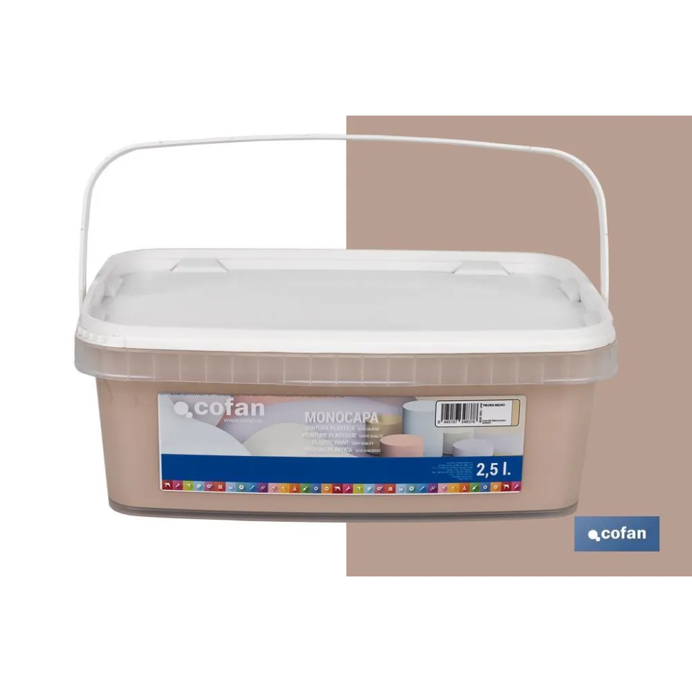 Comprar PINTURA PLÁSTICA MONOCAPA PIEDRA ME Cofan | almacendeferreteriacor.es