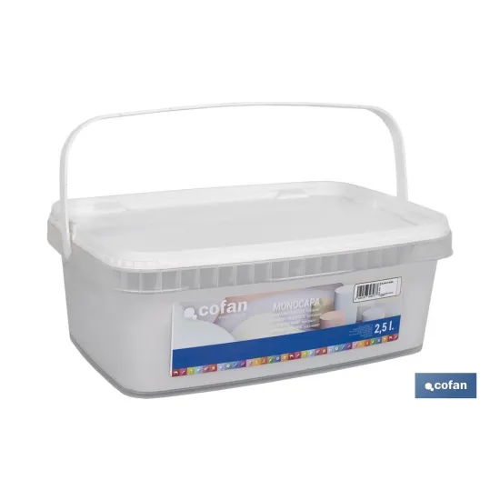 Comprar PINTURA PLÁSTICA MONOCAPA BLANCO AU Cofan | almacendeferreteriacor.es