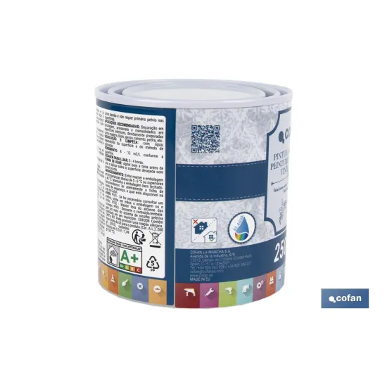 Comprar PINTURA A LA TIZA, CHALK PAINT, BLA Cofan | almacendeferreteriacor.es