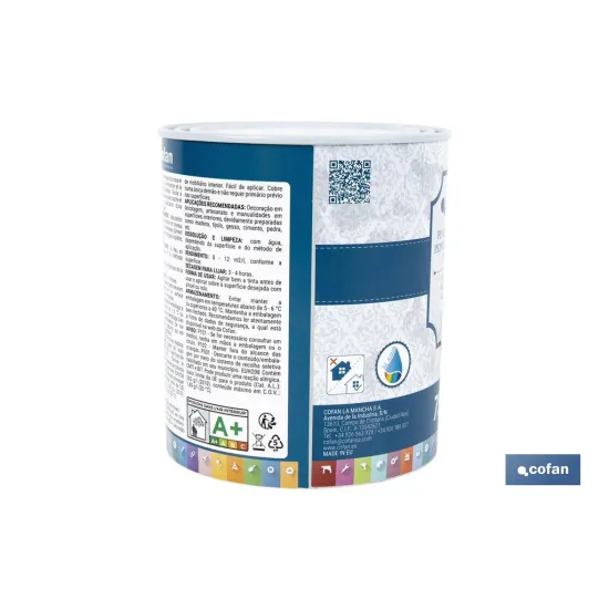 Comprar PINTURA A LA TIZA, CHALK PAINT, BLA Cofan | almacendeferreteriacor.es