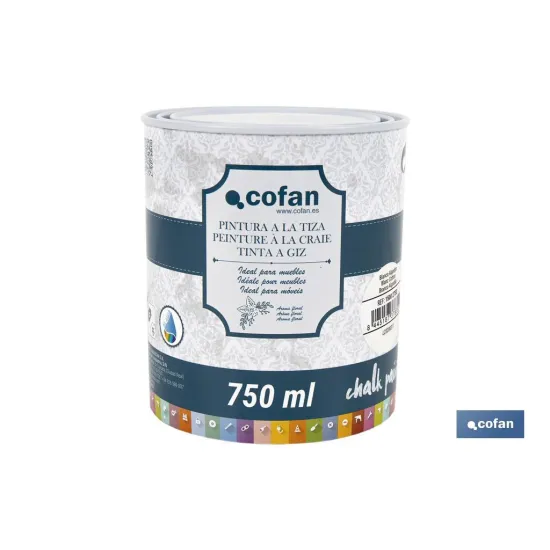 Comprar PINTURA A LA TIZA, CHALK PAINT, BLA Cofan | almacendeferreteriacor.es