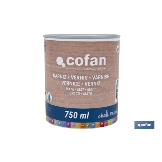 Comprar BARNIZ AL AGUA MATE, CHALK VARNISH, Cofan | almacendeferreteriacor.es
