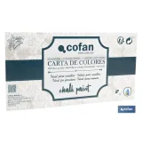 Comprar CARTA DE COLORES PINTURA A LA TIZA  Cofan | almacendeferreteriacor.es