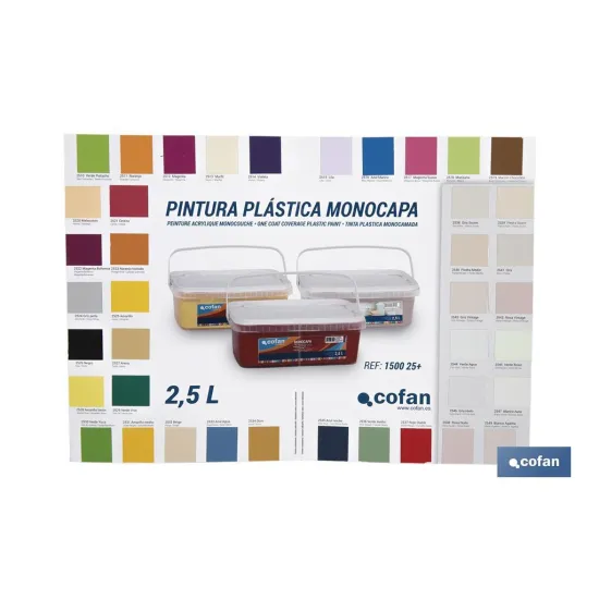 Comprar CARTA DE COLORES PINTURA PLASTICA M Cofan | almacendeferreteriacor.es