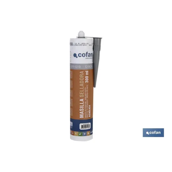Comprar MASILLA SELLADORA ACRÍLICA 300 ML G Cofan | almacendeferreteriacor.es