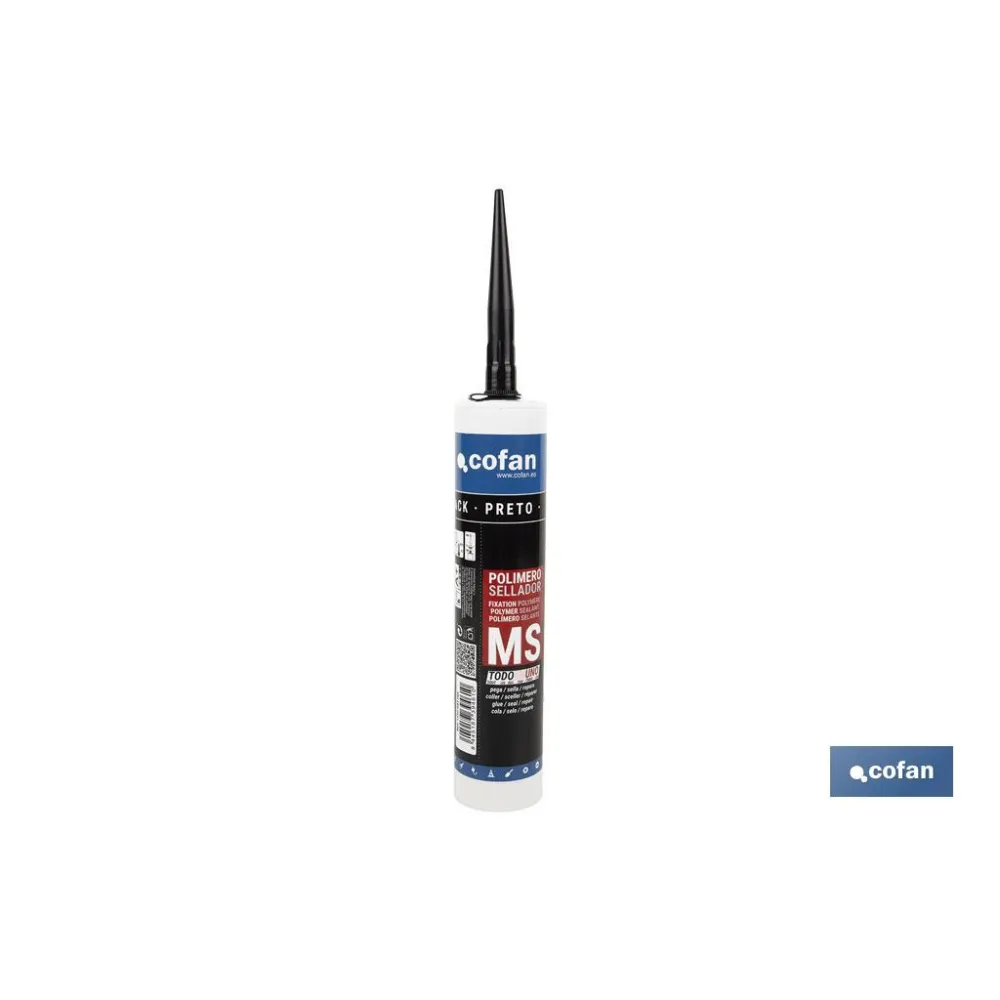 Comprar POLÍMERO SELLADOR MS 290 ML NEGRO ( Cofan | almacendeferreteriacor.es