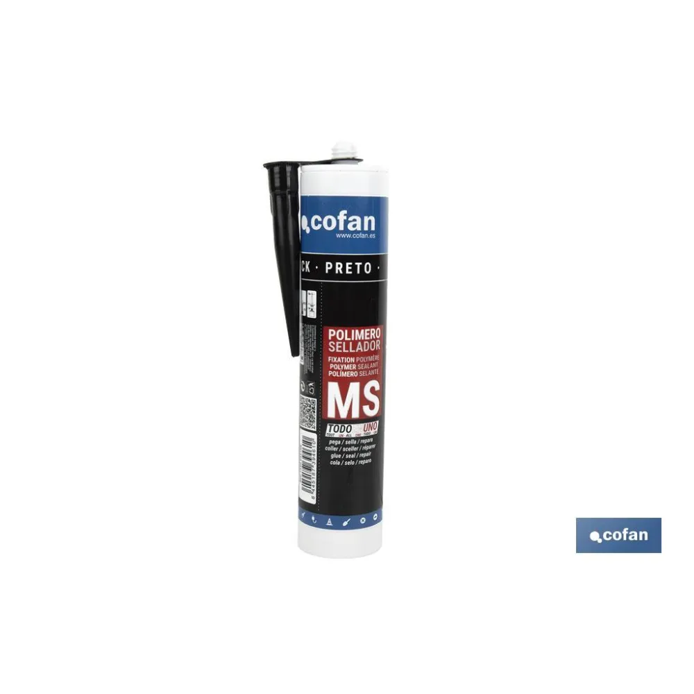 Comprar POLÍMERO SELLADOR MS 290 ML NEGRO ( Cofan | almacendeferreteriacor.es