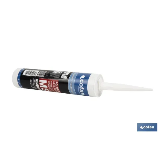 Comprar POLÍMERO SELLADOR MS 290 ML TRANSPA Cofan | almacendeferreteriacor.es