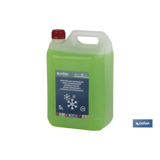 Comprar ANTICONGELANTE-REFRIGERANTE 30% 5 L Cofan | almacendeferreteriacor.es