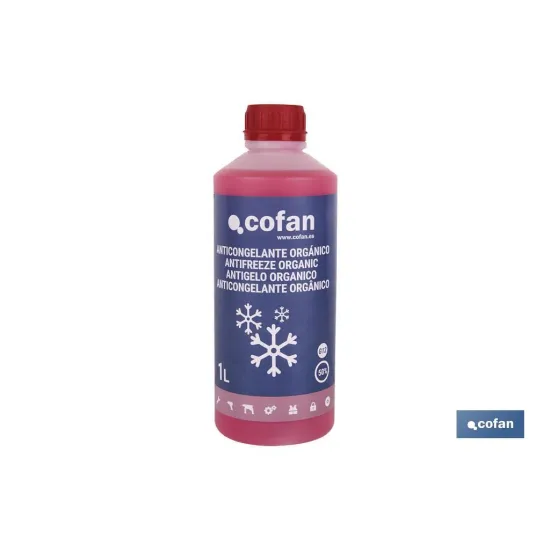 Comprar ANTICONGELANTE G-12 ROSA 50% ORGÁNI Cofan | almacendeferreteriacor.es