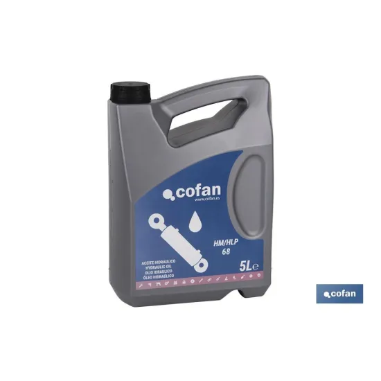 Comprar ACEITE HIDRAULICO ISO VG 68 5 L (PA Cofan | almacendeferreteriacor.es