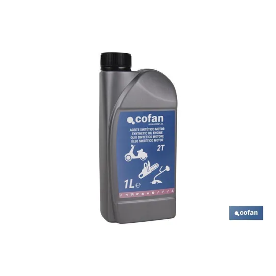 Comprar ACEITE SINTETICO 1 Lt. PLUS MOTOR 2 Cofan | almacendeferreteriacor.es