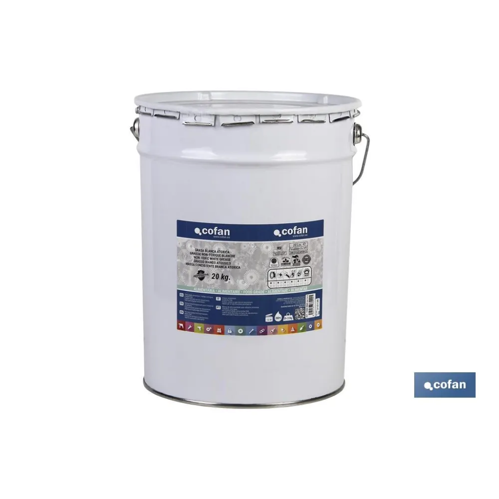 Comprar CARTUCHO GRASA BLANCA ATOXICA ALIME Cofan | almacendeferreteriacor.es