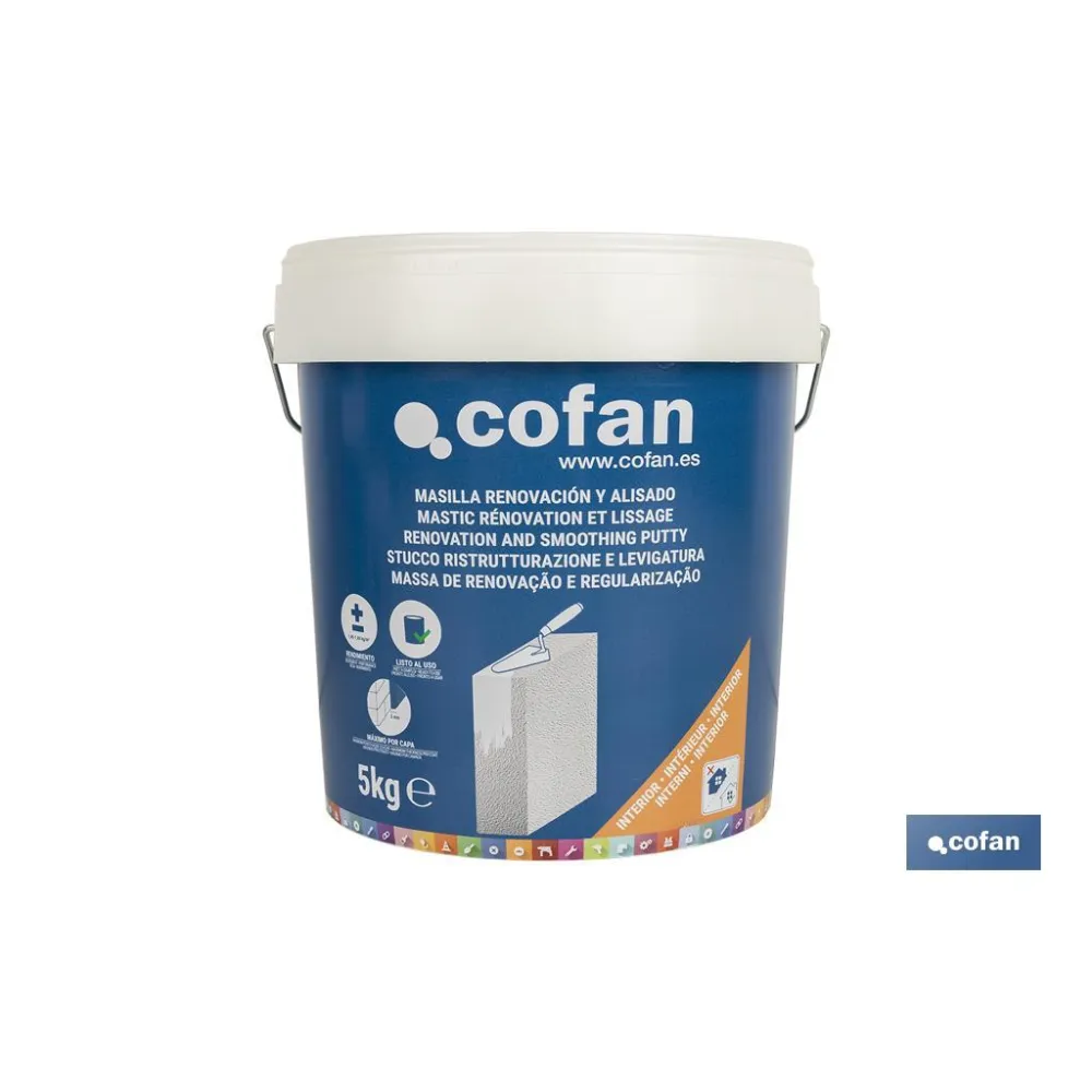 Comprar MASILLA RENOVACIÓN Y ALISADO PARA I Cofan | almacendeferreteriacor.es