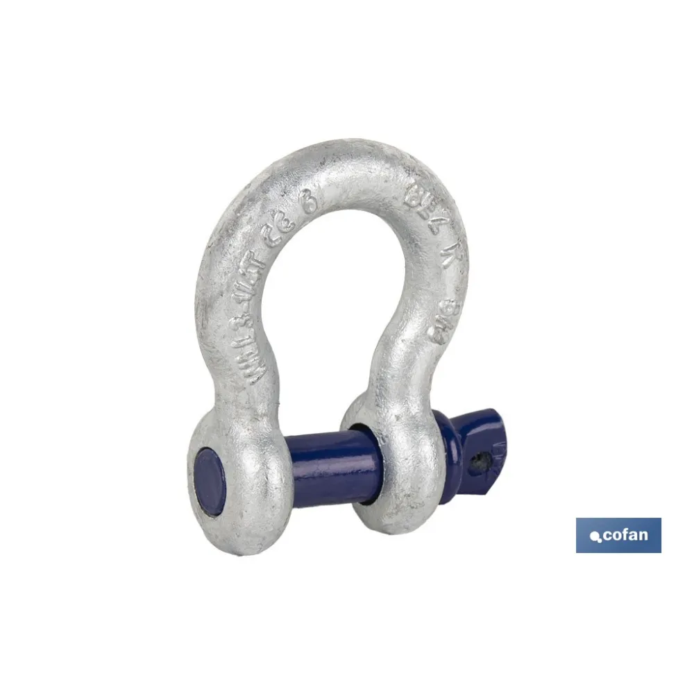 Comprar GRILLETE LIRA A. R. 7/8 22MM 6,50 T Cofan | almacendeferreteriacor.es