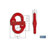 Comprar HAMMERLOCK PARA CADENA 8MM 2TN (PAC Cofan | almacendeferreteriacor.es