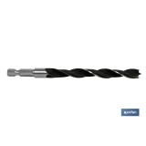 BROCA PARA MADERA MANGO HEX. 1/4 2 MM