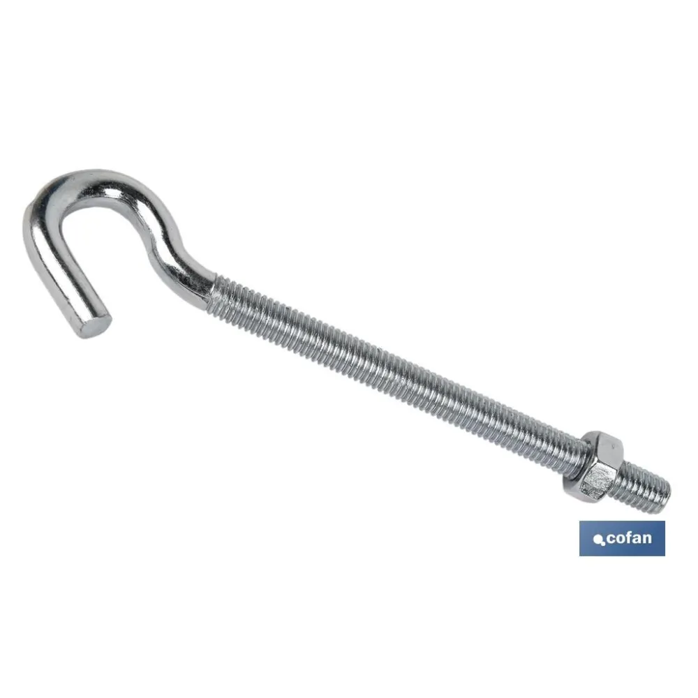 Comprar CANCAMO CON TUERCA M-10X70 (PACK: 2 Cofan | almacendeferreteriacor.es