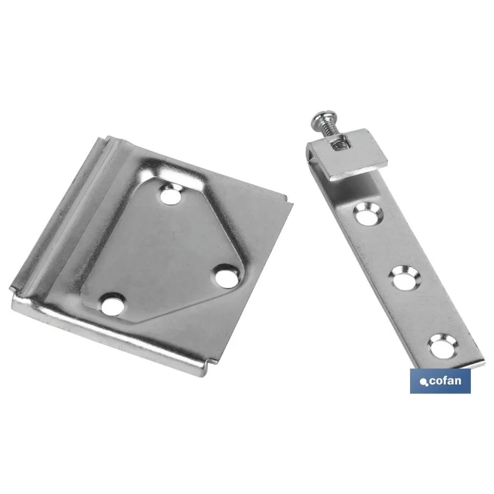 Comprar SET COLGADOR DE ARMARIO ZINCADO 53  Cofan | almacendeferreteriacor.es