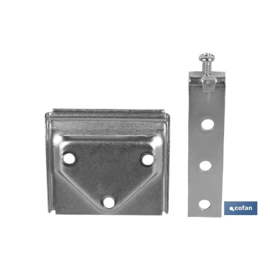 Comprar SET COLGADOR DE ARMARIO ZINCADO 53  Cofan | almacendeferreteriacor.es