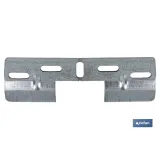 Comprar PLACA COLGADOR DOBLE 130 MM CON HUE Cofan | almacendeferreteriacor.es