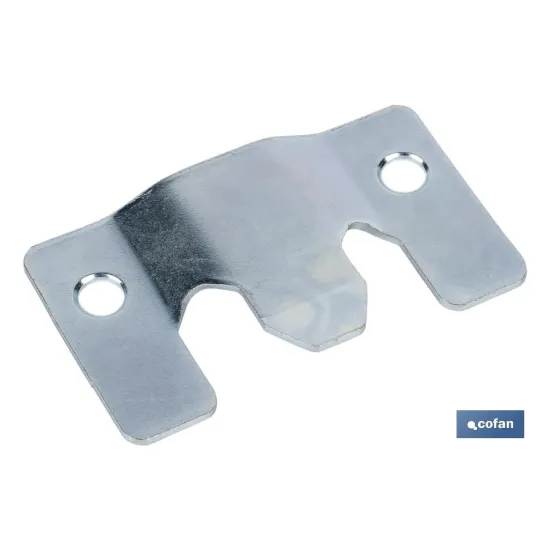 Comprar SET 2 UDS CHAPA ANCLAJE ZINCADA 60  Cofan | almacendeferreteriacor.es