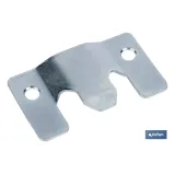 Comprar SET 2 UDS CHAPA ANCLAJE ZINCADA 60  Cofan | almacendeferreteriacor.es
