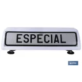 Comprar CARTEL AVISADOR ACOMP. VEH. - ESPEC Cofan | almacendeferreteriacor.es