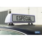 Comprar CARTEL AVISADOR ACOMP. VEH. - ESPEC Cofan | almacendeferreteriacor.es