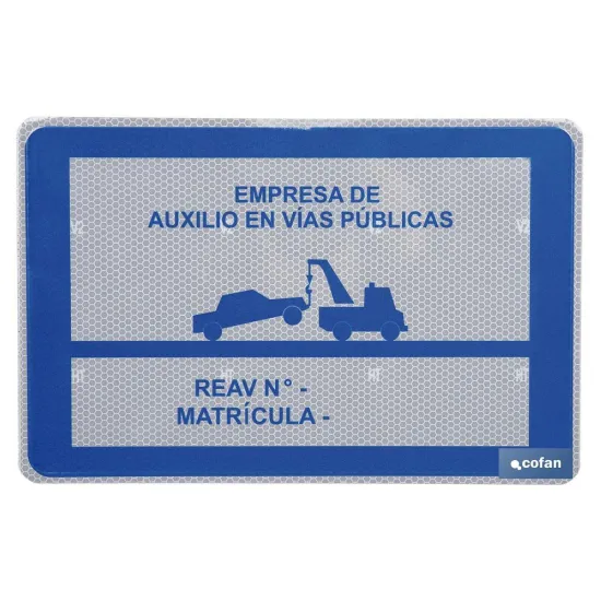 Comprar PLACA V-24 PARA GRÚA DE SERVICIO DE Cofan | almacendeferreteriacor.es