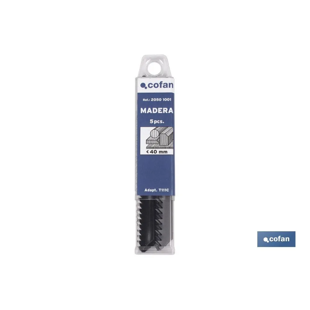 Comprar SIERRA CALAR (5PCS) T144D HCS 75X4- Cofan | almacendeferreteriacor.es