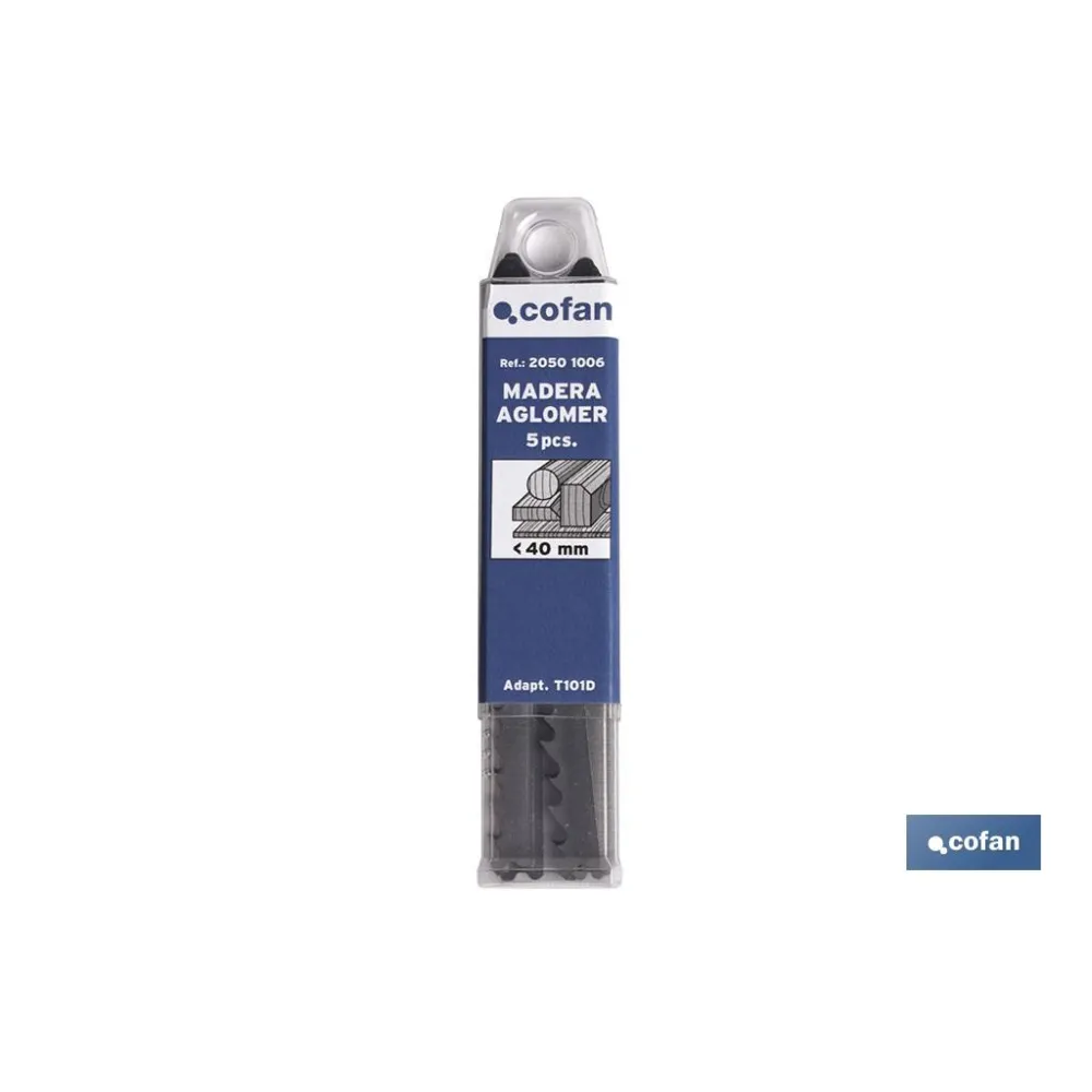 Comprar SIERRA CALAR (5PCS) T301CD HCS 90X3 Cofan | almacendeferreteriacor.es