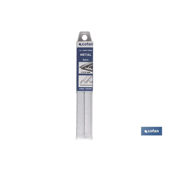 Comprar SIERRA CALAR (5PCS) T118BF BIME 67X Cofan | almacendeferreteriacor.es
