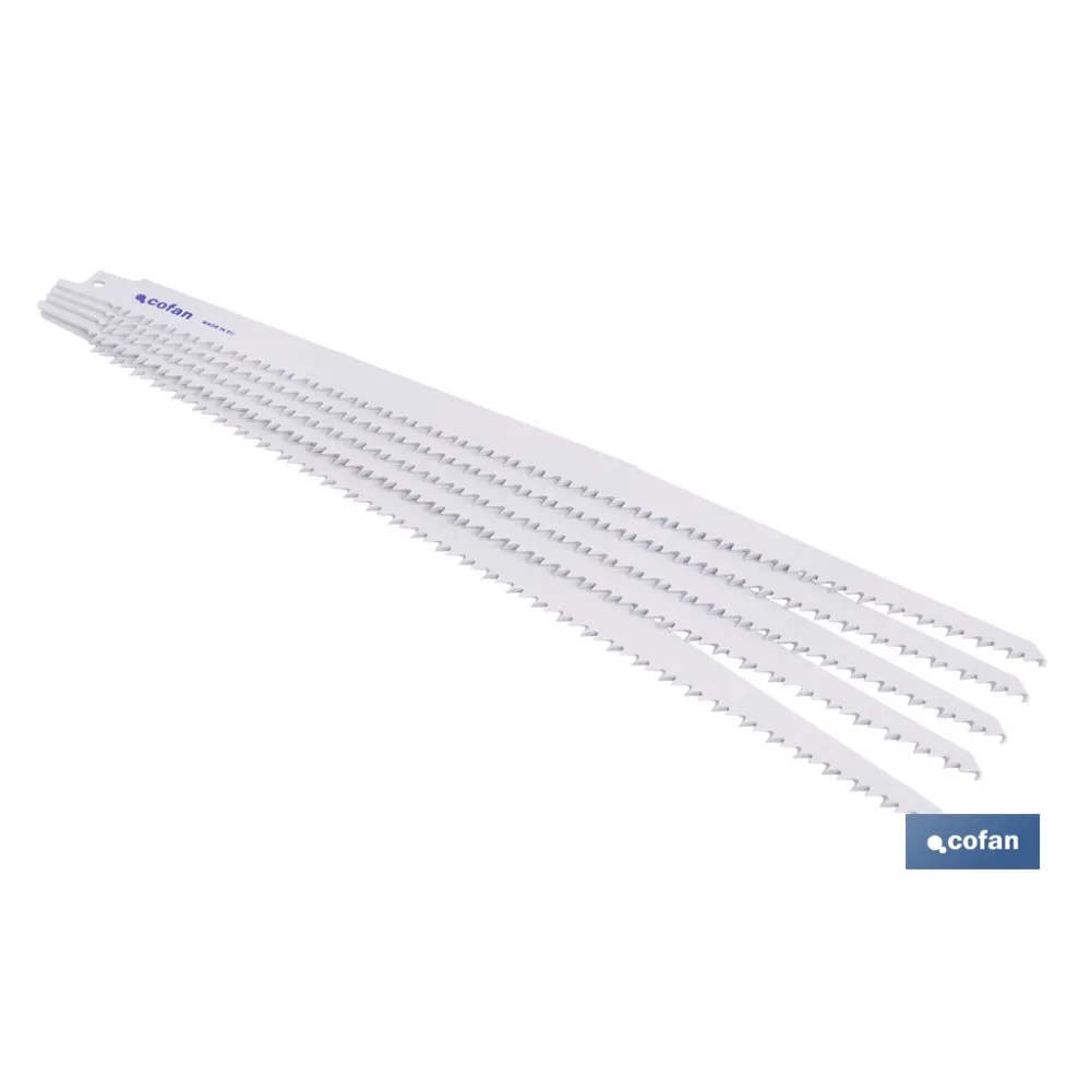 Comprar HOJA DE SIERRA DE SABLE (5PCS) HCS  Cofan | almacendeferreteriacor.es