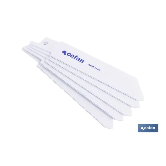 Comprar HOJA DE SIERRA DE SABLE (5PCS) BIME Cofan | almacendeferreteriacor.es