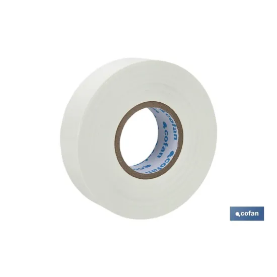 Comprar CINTA AISLANTE 180 Micras BLANCA 19 Cofan | almacendeferreteriacor.es