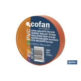 Comprar CINTA AISLANTE 180 Micras NARANJA 1 Cofan | almacendeferreteriacor.es