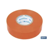 Comprar CINTA AISLANTE 180 Micras NARANJA 1 Cofan | almacendeferreteriacor.es