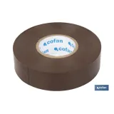 Comprar CINTA AISLANTE 180 Micras MARRON 19 Cofan | almacendeferreteriacor.es