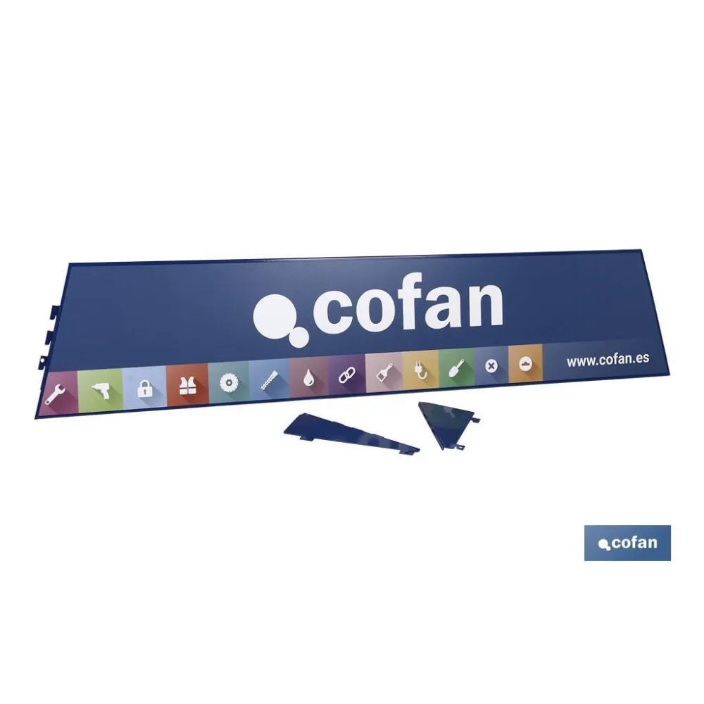Comprar CARTELA CON LOGO COFAN 1000X200 EXP Cofan | almacendeferreteriacor.es