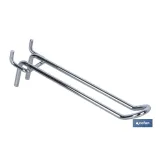 Comprar GANCHO BLISTER DOBLE 250X5 MM (PACK Cofan | almacendeferreteriacor.es